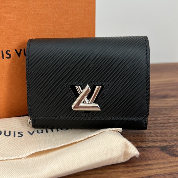Louis Vuitton LV twist compact wallet black - Picture 2 of 9